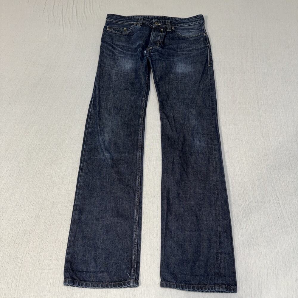 Diesel Jeans Mens 30x32 Blue Safado Regular Slim Straight Button Fly 008Z8 EUC